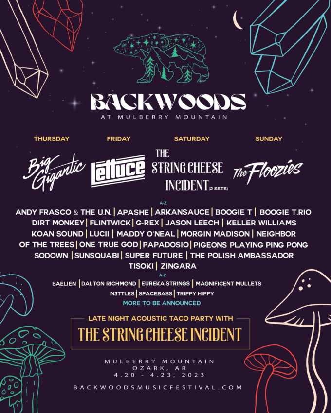 Backwoods 2023 Lineup