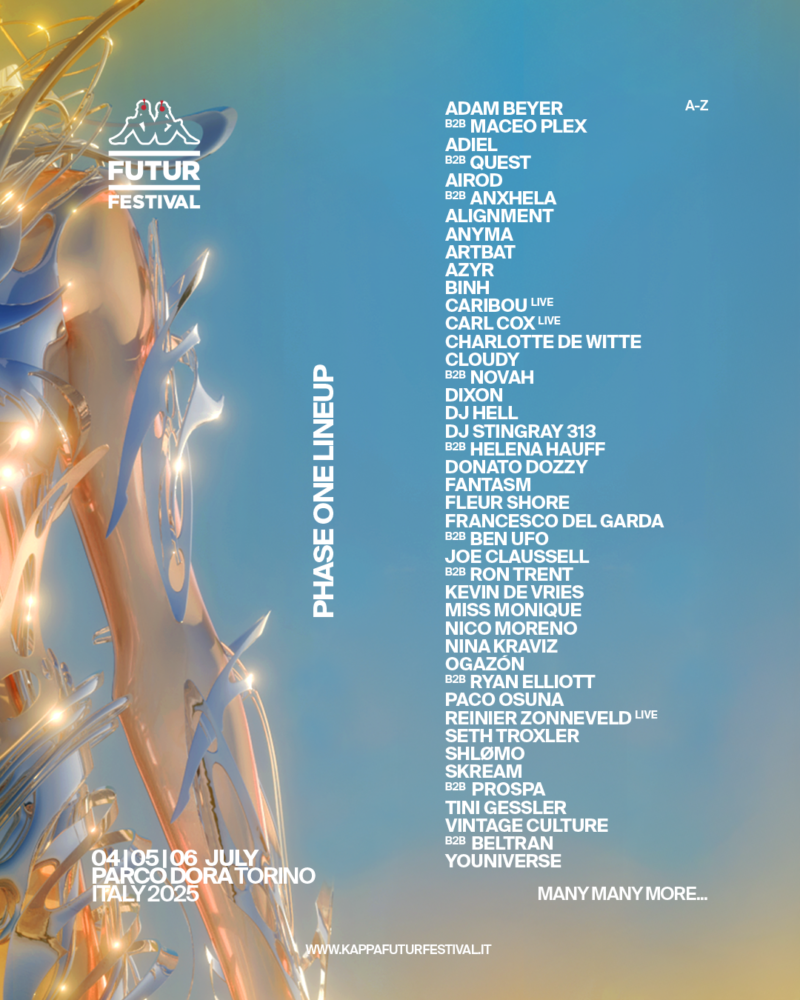 Kappa FuturFestival lineup 2025