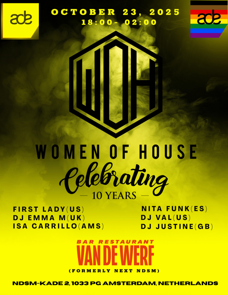 Amsterdam Dance Event 2025 Thursday Women of House Music