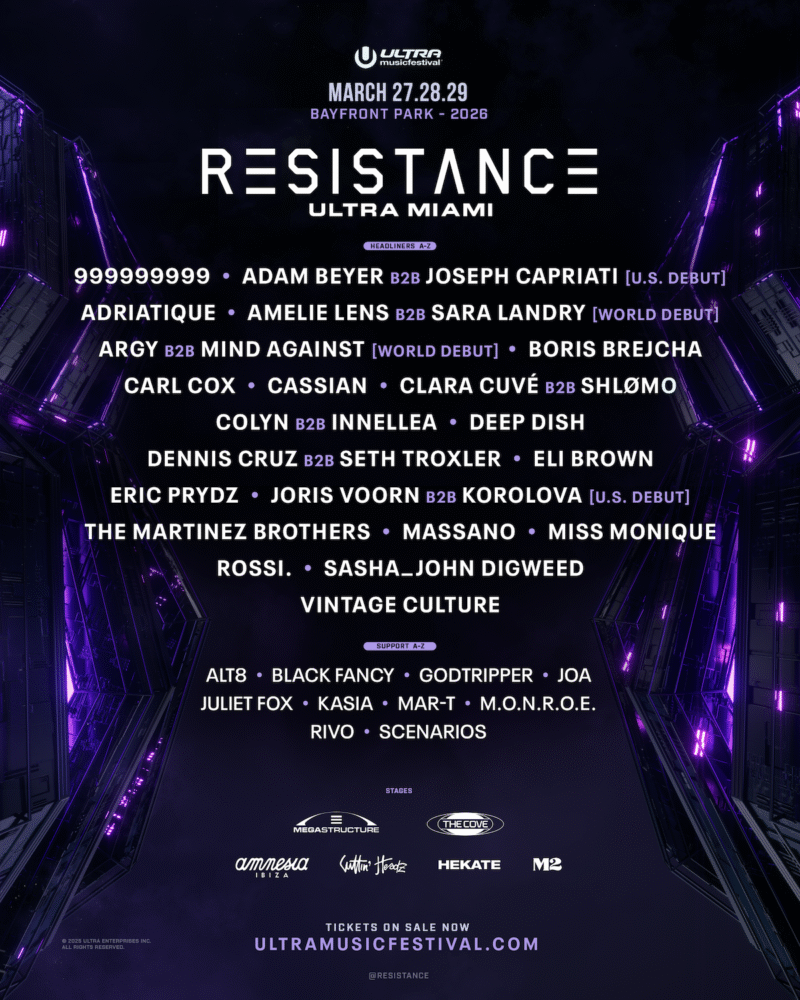 RESISTANCE 2026 Lineup
