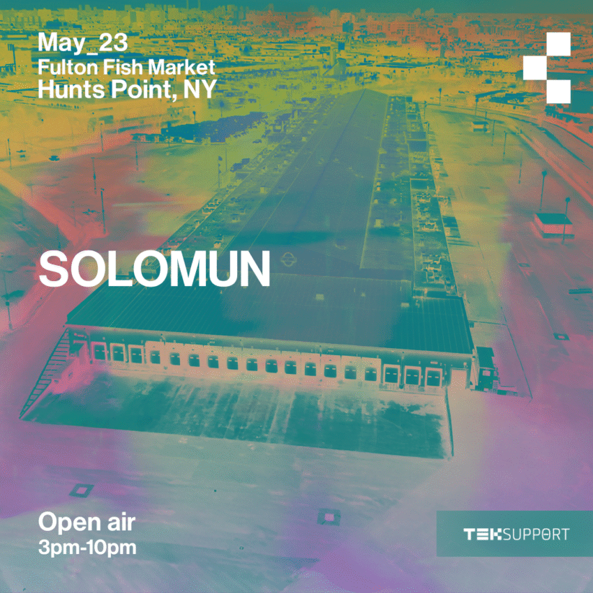 Solomun tickets for Telesupport NYC 