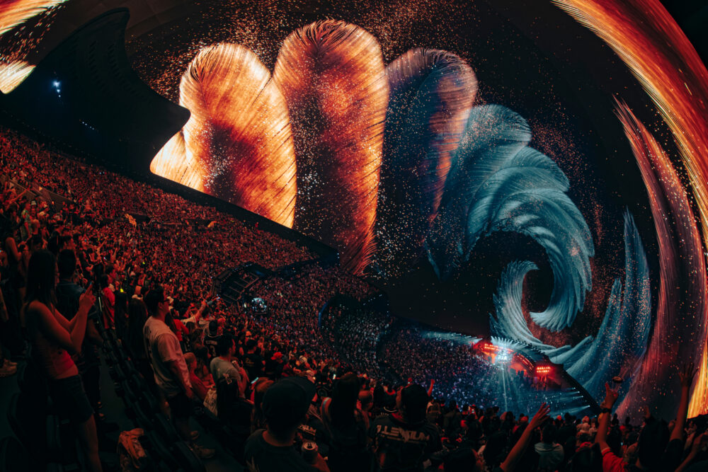 Visuals at Sphere for Illenium's ODYSSEY experience