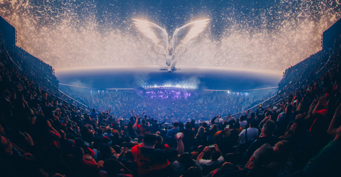 Woodblock studios design for Illenium Sphere Odessey