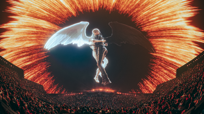 Animation for Illenium at Sphere photo credit Woodblock